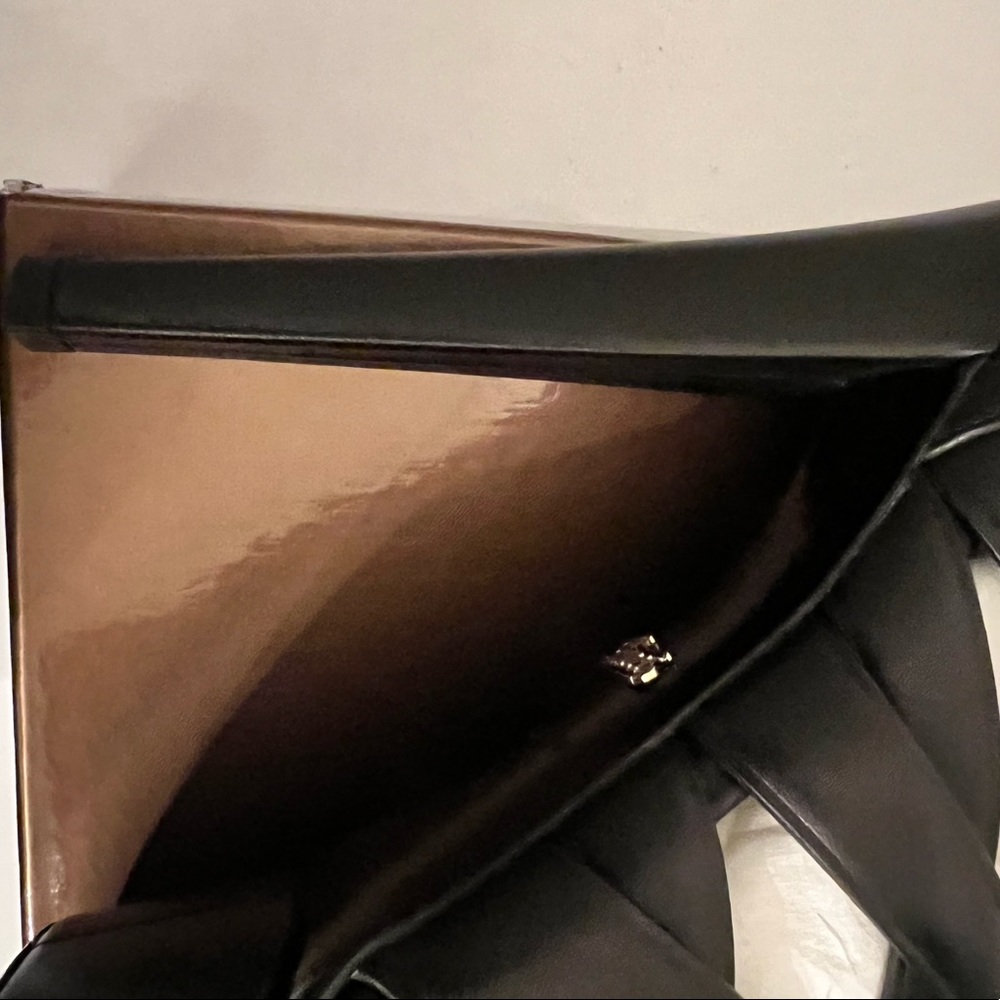 Gucci Black Leather Lifford Cage Platform Sandals Size 38 - Picture 7 of 9